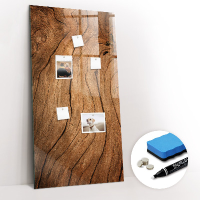 Schreib magnettafel Altes Holz