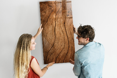 Magnettafel mit Magneten Altes Holz