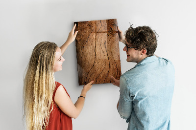 Magnettafel mit Magneten Altes Holz