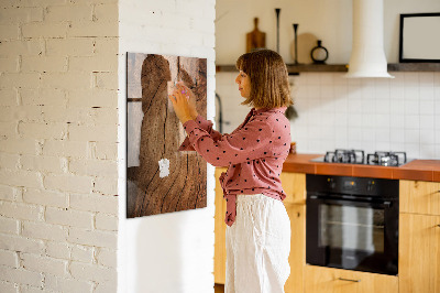 Magnettafel mit Magneten Altes Holz