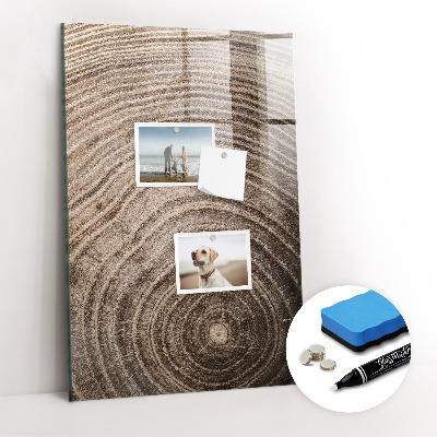 Magnettafel zum schreiben Holzmaserung
