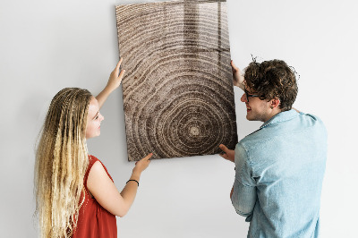 Magnettafel für Kinder Holzmaserung