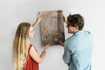 Magnettafel für Kinder Holzmaserung