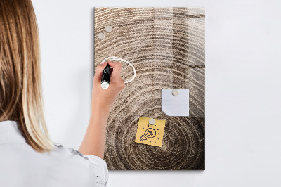 Magnettafel zum schreiben Holzmaserung