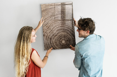 Magnettafel für Kinder Holzmaserung