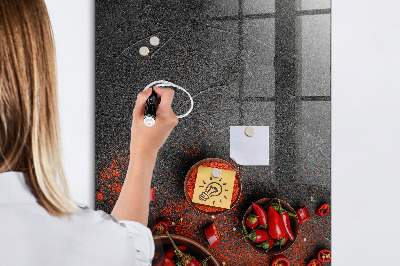 Schreib magnettafel Gemahlener Pfeffer