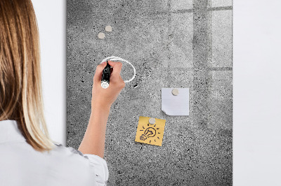 Magnettafel zum schreiben Beton