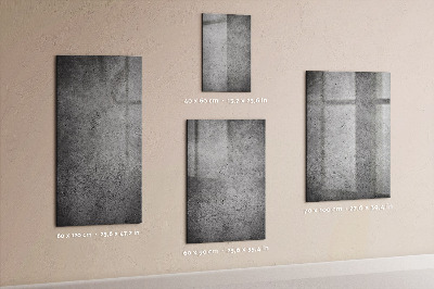 Magnettafel zum schreiben Beton