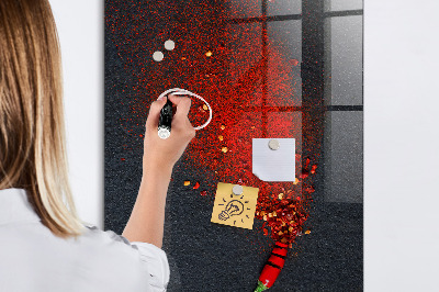 Magnettafel zum schreiben Paprikapulver