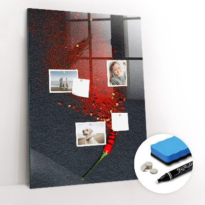 Magnettafel zum schreiben Paprikapulver
