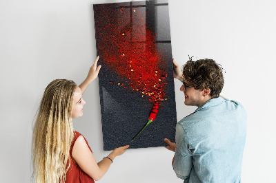 Magnettafel zum schreiben Paprikapulver