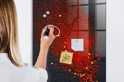 Magnettafel zum schreiben Paprikapulver