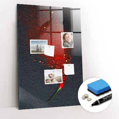 Magnettafel zum schreiben Paprikapulver