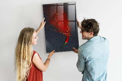 Magnettafel zum schreiben Paprikapulver