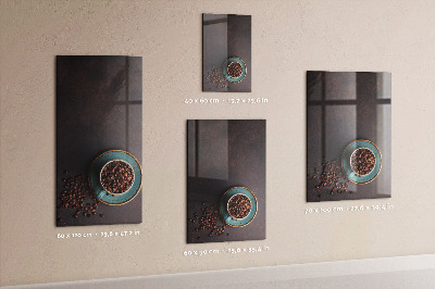 Magnettafel zum schreiben Kaffeebohnen