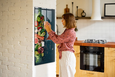 Magnettafel zum schreiben Veganer Tisch