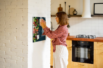 Magnettafel für Kinder Veganer Tisch