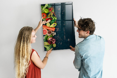 Magnettafel zum schreiben Veganer Tisch