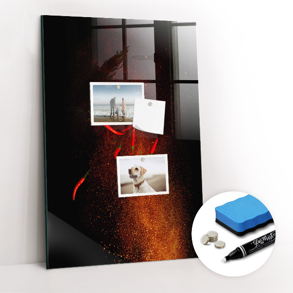 Schreib magnettafel Peperoni