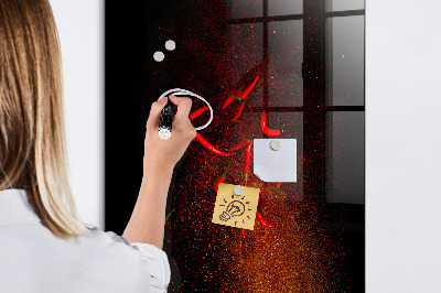 Schreib magnettafel Peperoni