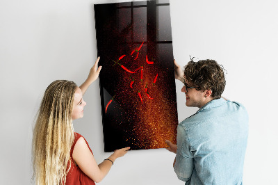 Schreib magnettafel Peperoni