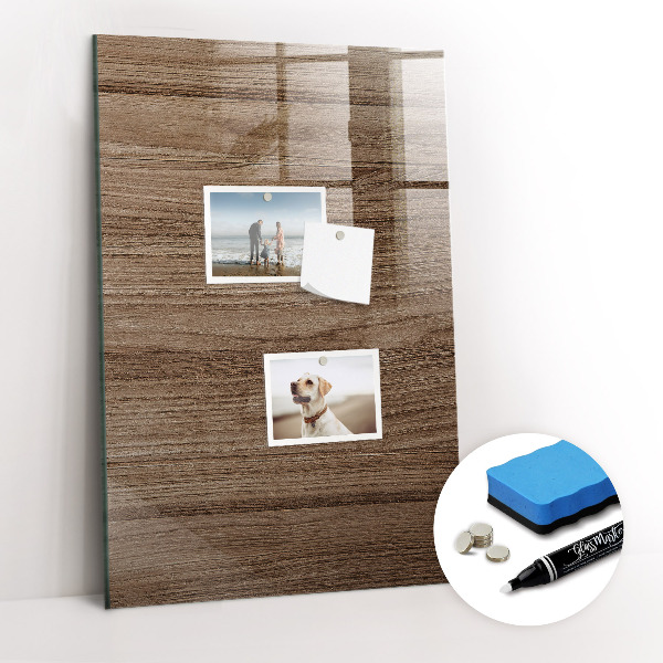 Trocken abwischbare Magnettafel Neues Holz