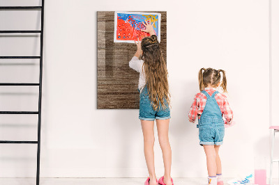 Trocken abwischbare Magnettafel Neues Holz