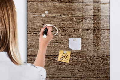 Trocken abwischbare Magnettafel Neues Holz