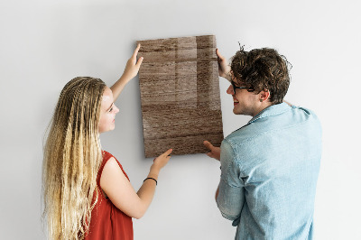 Trocken abwischbare Magnettafel Neues Holz