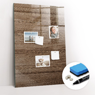 Trocken abwischbare Magnettafel Neues Holz