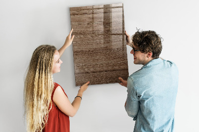 Trocken abwischbare Magnettafel Neues Holz