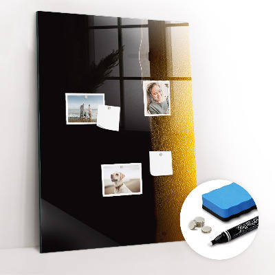 Schreib magnettafel Dunkles Bier