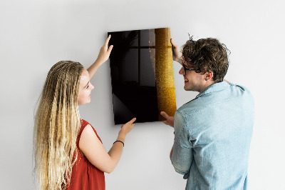 Magnettafel mit Magneten Dunkles Bier