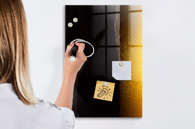 Schreib magnettafel Dunkles Bier