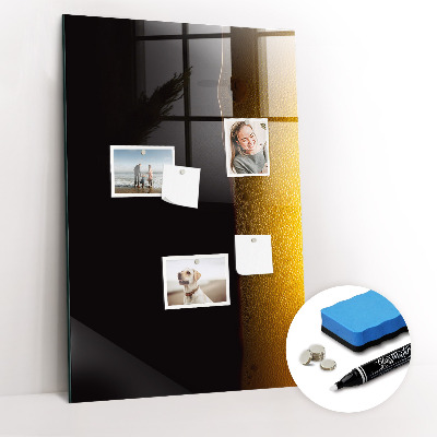 Schreib magnettafel Dunkles Bier