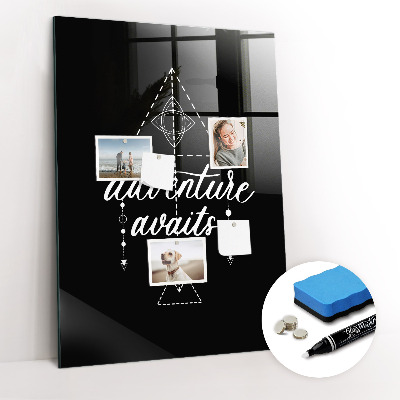 Magnettafel zum schreiben Abenteuer