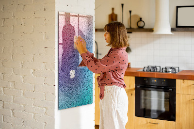 Magnettafel zum schreiben Gradientenabstraktion