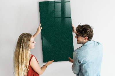 Schreib magnettafel Blätter-Linien-Muster