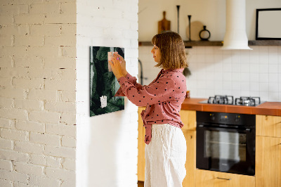 Schreib magnettafel Dschungelpflanzenblätter