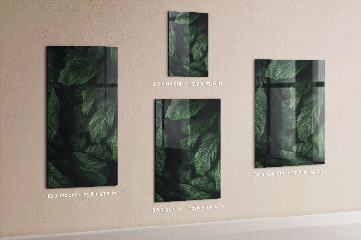 Schreib magnettafel Dschungelpflanzenblätter