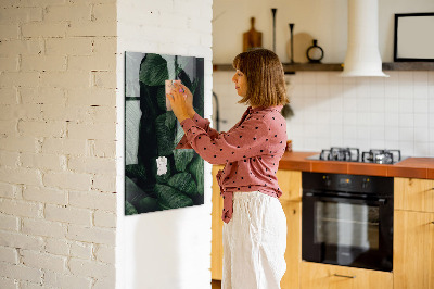 Schreib magnettafel Dschungelpflanzenblätter