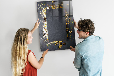 Magnettafel zum schreiben Goldenes Konfetti