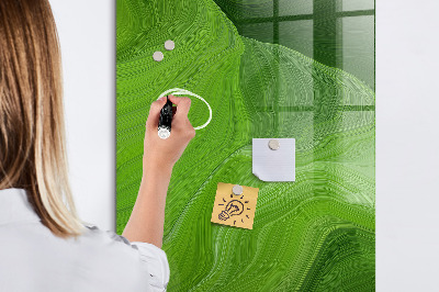 Schreib magnettafel Abstrakte Wellen