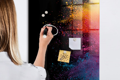 Schreib magnettafel Farbiges Pulver