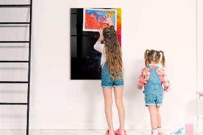Schreib magnettafel Farbiges Pulver