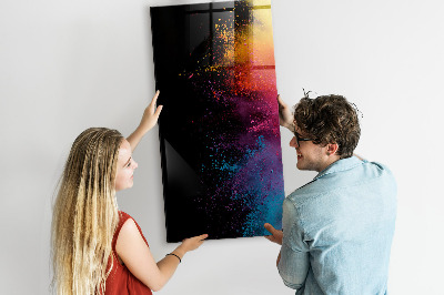 Schreib magnettafel Farbiges Pulver