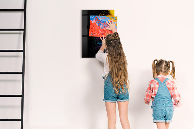 Schreib magnettafel Farbiges Pulver