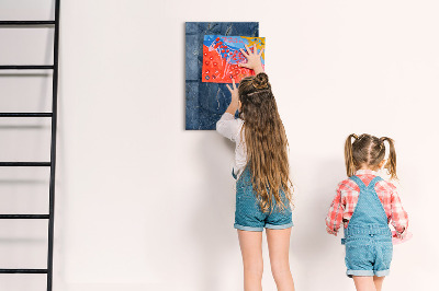 Magnettafel für Kinder Dekorativer Marmor