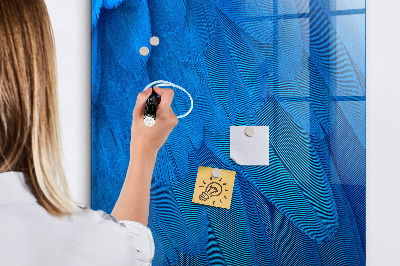 Schreib magnettafel Vogelfeder