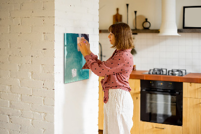 Trocken abwischbare Magnettafel Nautische Abstraktion